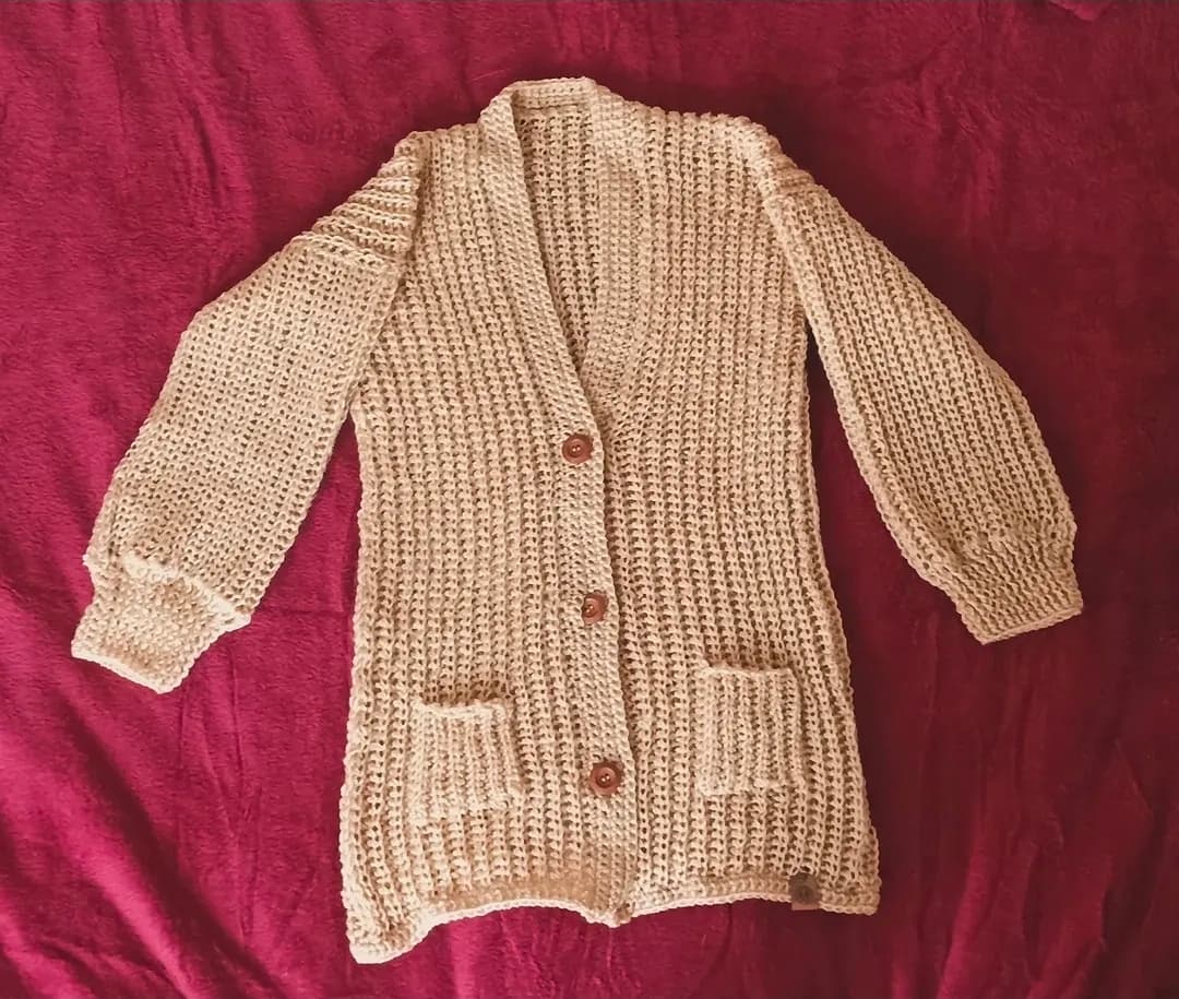 Cardigan beige